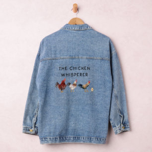 Chaqueta Vaquera Funny Chicken Whisperer Farm Dueño
