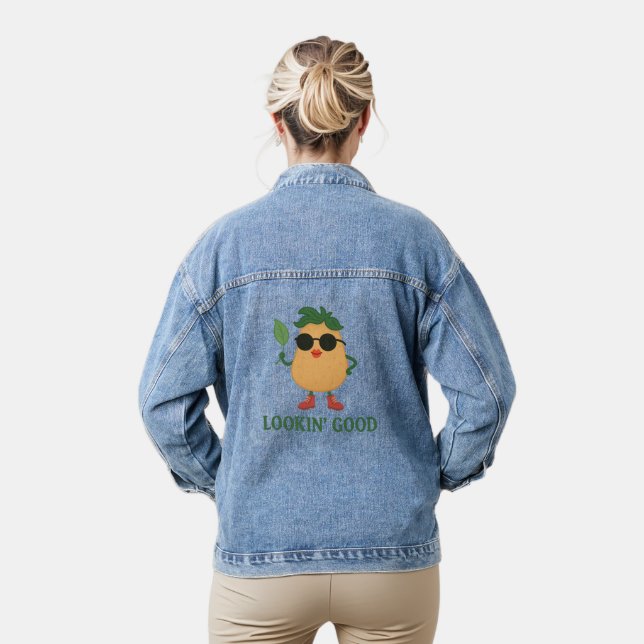 Chaqueta Vaquera Funny Potato Women’s Denim Jacket (Modelo)
