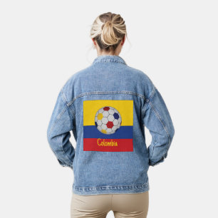 Chaqueta Vaquera Fútbol Colombiano