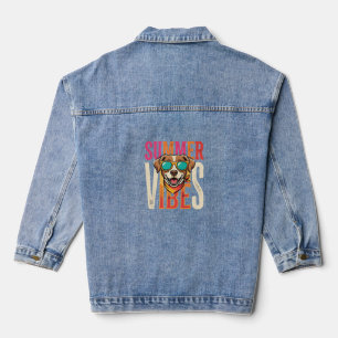 Chaqueta Vaquera Gafas de sol para perro Summer Vibes