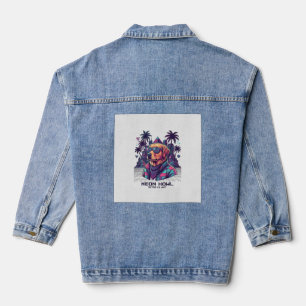 Chaqueta Vaquera Gafas de sol para perros Neon Howl Retro K9 Unit P