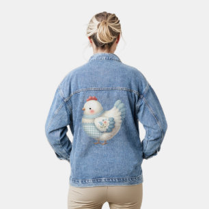 Chaqueta Vaquera Gallo de Casa de Campo de Cuadros Azules