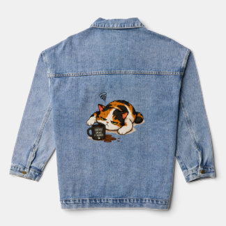 Chaqueta Vaquera Gato Calico Gruñón - Habló el Café