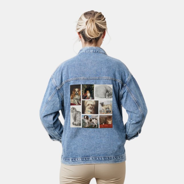 Chaqueta Vaquera Gato de perro Mascotas 8 Retrato fotográfico Colla (Modelo)