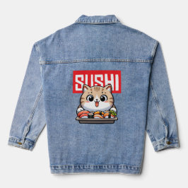 Chaqueta Vaquera Gato de sushi
