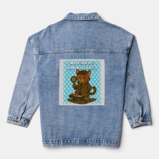 Chaqueta Vaquera gato gracioso (Reverso )
