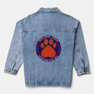 Chaqueta Vaquera gato gracioso