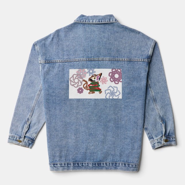 Chaqueta Vaquera Gato invierno  (Reverso )