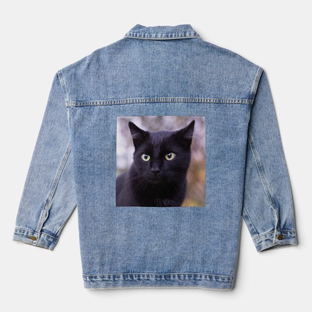 Chaqueta Vaquera gato negro (Reverso )