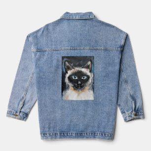 Chaqueta Vaquera gato siamés