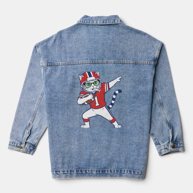 Chaqueta Vaquera Gato Touchdown  (Reverso )
