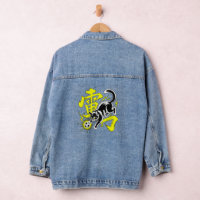 Gato Trueno Gráfico Kanji para Ropa Urbana Japones