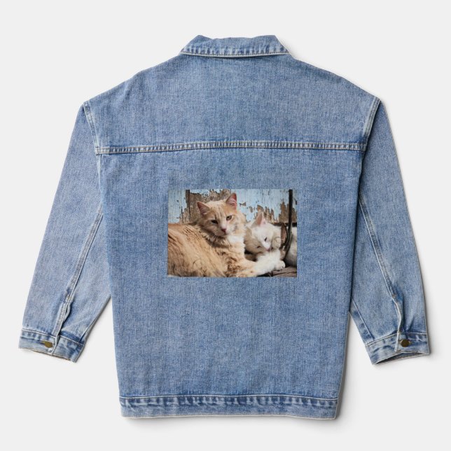 Chaqueta Vaquera Gatos (Reverso )