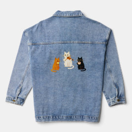 Chaqueta Vaquera Gatos Musicales