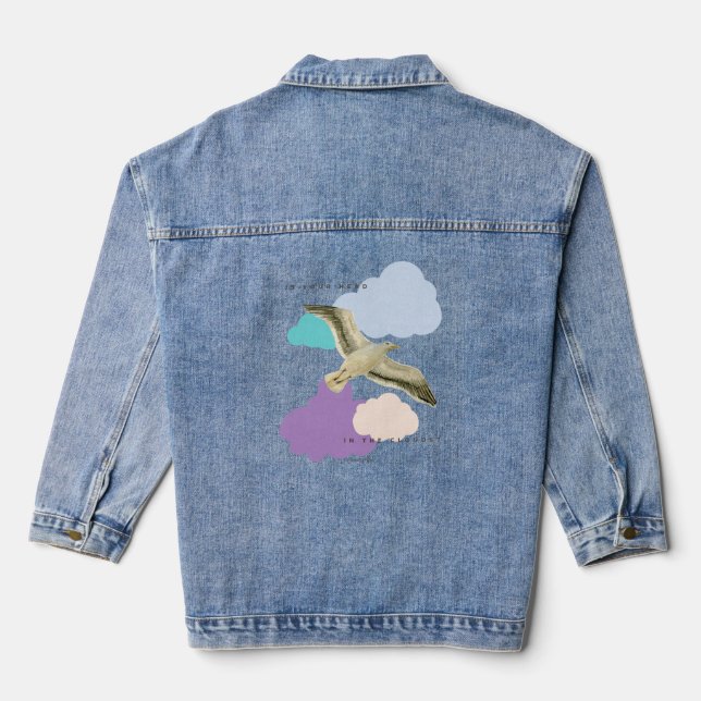 Chaqueta Vaquera Gaviota en las Nubes  (Reverso )