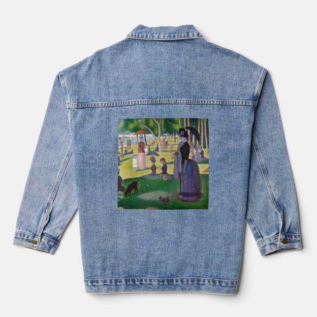 Chaqueta Vaquera Georges Seurat - Domingo en La Grande Jatte (Reverso )