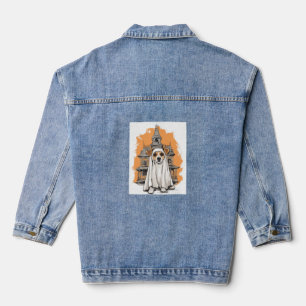 Chaqueta Vaquera Ghost Pup - Espabilloso disfraz de perro