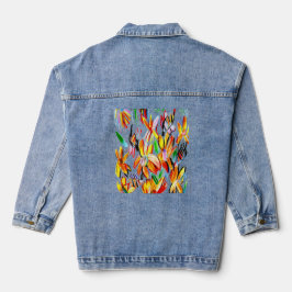 Chaqueta Vaquera Girasoles y abejas 