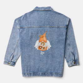 Chaqueta Vaquera Gnome Leo Astrology Rótulo Angel Mujeres