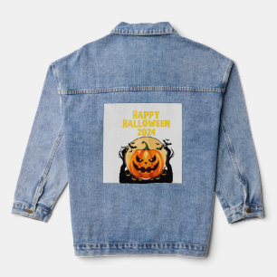 Chaqueta Vaquera Gnome love Happy Halloween 2024