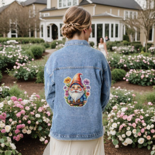 Chaqueta Vaquera Gnome Y Flores 1