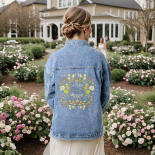 Chaqueta Vaquera GOLDEN MERRY Y BRIGHT personalizado