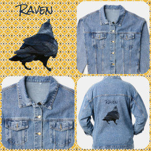 Chaqueta Vaquera Gótico Raven Urban Crow