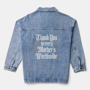 Chaqueta Vaquera Gracias a las madres del mundo