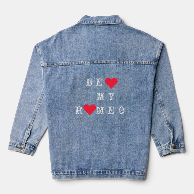 Chaqueta Vaquera Gracioso Denim Jacket con texto - Personalizable (Reverso )