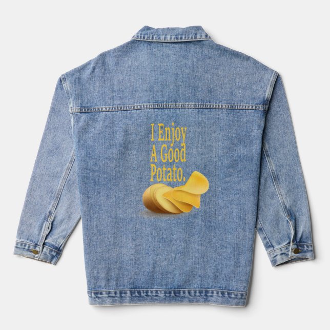 Chaqueta Vaquera Gracioso Potato Alimento Lover Denim Jacket (Reverso )