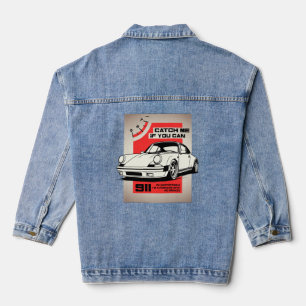 Chaqueta Vaquera Gráfica del coche Catch Me If You Can