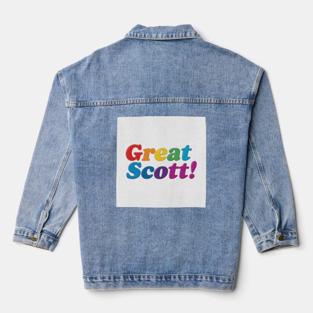 Chaqueta Vaquera Gran Scott. (Reverso )