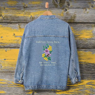 Chaqueta Vaquera Granja de Abejas Miel Amarillo Lavanda