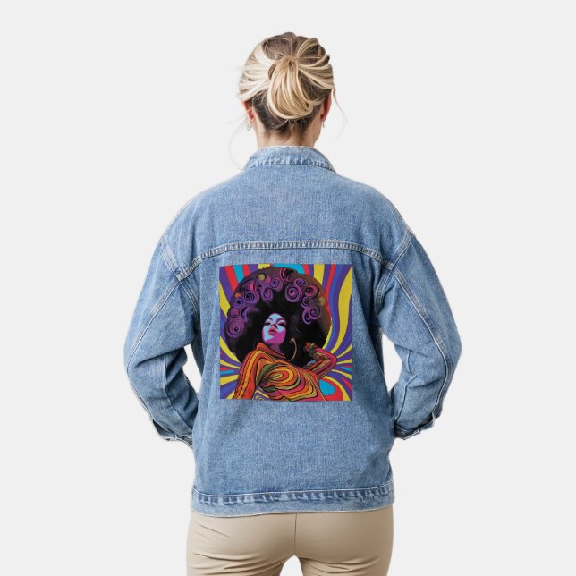 Chaqueta Vaquera Groovy Retro Denim Jacket (Modelo)