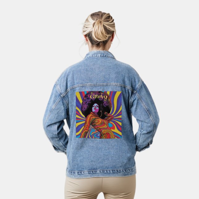 Chaqueta Vaquera Groovy Retro Denim Jacket (Modelo)