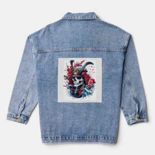 Chaqueta Vaquera Guerrero Samurái de la Calavera
