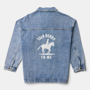 Chaqueta Vaquera Hablar De Derby A Mí - Carreras De Caballo