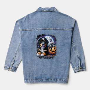 Chaqueta Vaquera Halloween de Perro de Montaña de Bernese