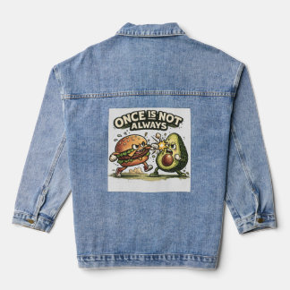 Chaqueta Vaquera Hamburguesa Divertida vs Aguacate