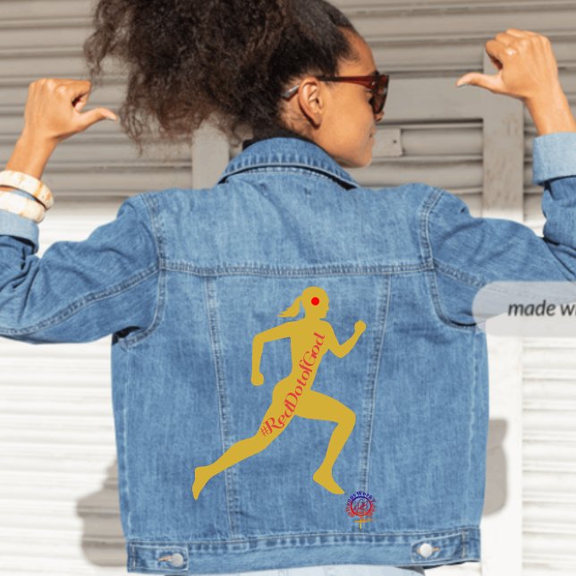 Chaqueta Vaquera HappyWorkT THE RED DOT OF DIOS CHRISTIAN (Subido por el creador)