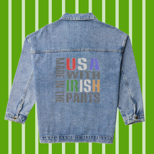 Chaqueta Vaquera Hecho en EE. UU. con piezas irlandesas