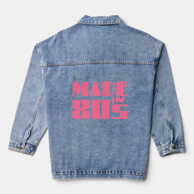Chaqueta Vaquera Hecho en los 80 (Reverso )