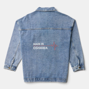 Chaqueta Vaquera Hecho En Oshawa Ontario Canadá Lugar De Nacimiento