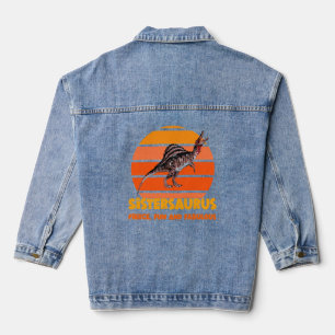 Chaqueta Vaquera Hermanas Divertidas Saurio Hermana Dinosaurio Dise
