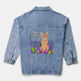 Chaqueta Vaquera Hermoso de Pascua en las flores