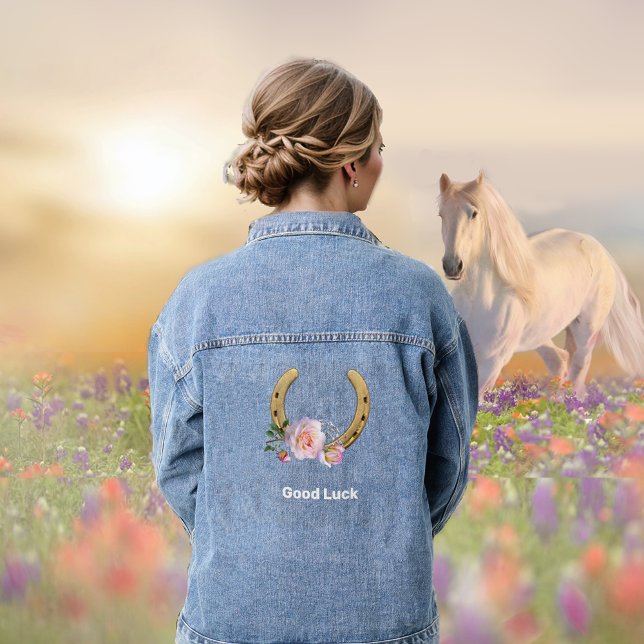 Chaqueta Vaquera Herradura con flores Denim Jacket (Subido por el creador)