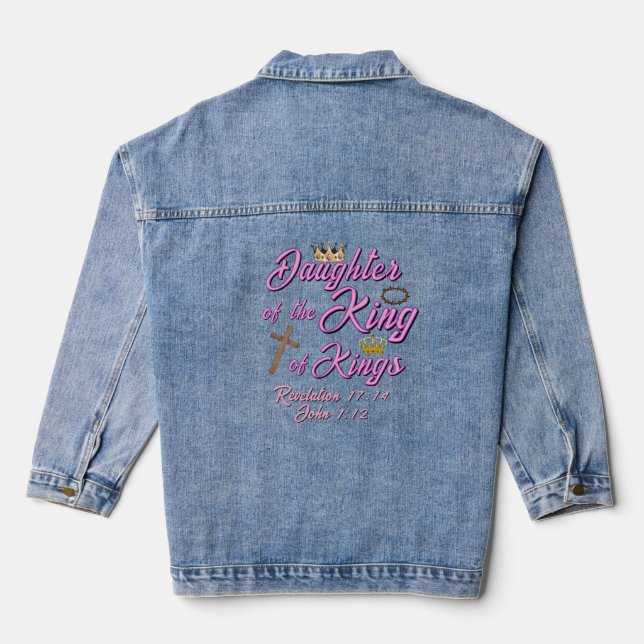 Chaqueta Vaquera Hija del Rey (Reverso )