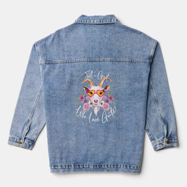 Chaqueta Vaquera Hipster Goat Just a Chica (Reverso )