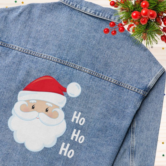 Chaqueta Vaquera Ho Ho Ho Ho Santa Face Navidades vacaciones Red Wh (Subido por el creador)