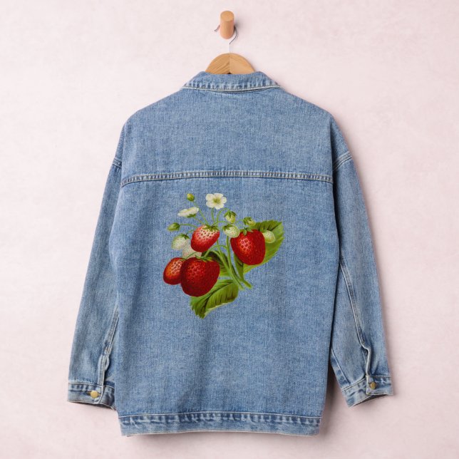 Chaqueta Vaquera Hojas de hoja de fruta de la comida (Hangar)